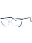 0AGS - Azure Blue / Clear Lens
