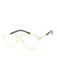 C03 - Shiny Silver/Gold / Clear Lens