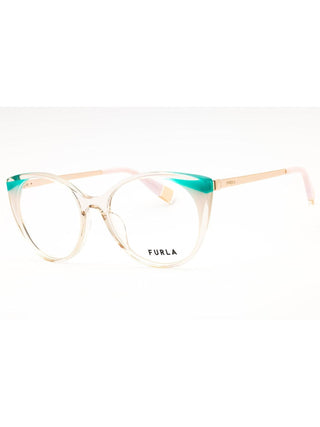Furla VFU722V acetate Round  Women's Eyeglasses