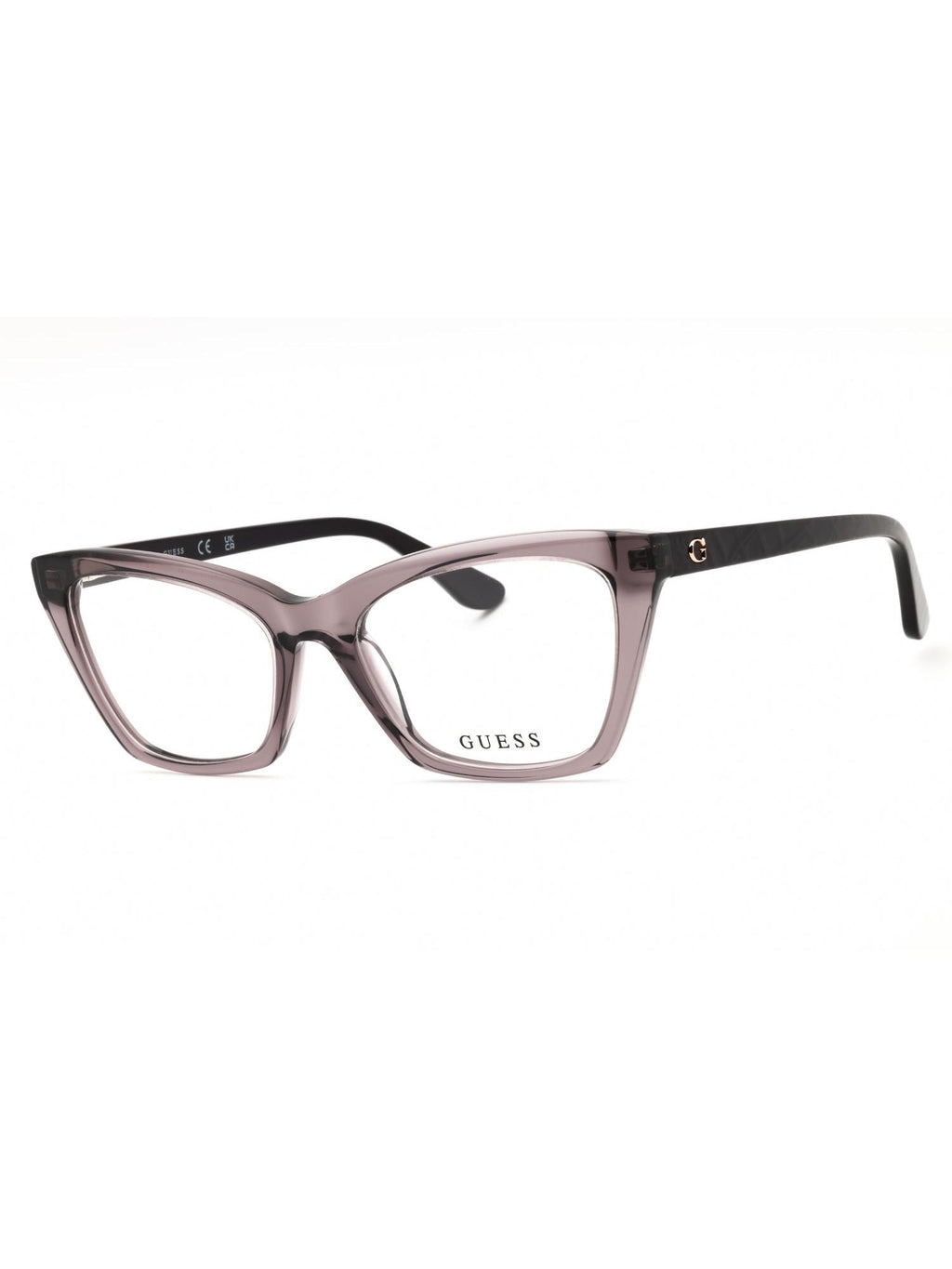 Guess EYEGLASSES GU50261-081-53 New with case Guess GU50261 081 Transparent Purple Grey Eyeglasses  main image 2