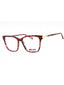 09AT - Shiny Red Havana / Clear Lens