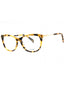 0777 - MATTE YELLOW HAVANA/clear demo lens
