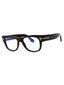 052 - dark havana/Clear/Blue-light Block lens