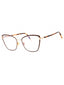 048 - shiny dark brown/clear/Blue-light block lens