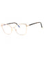 028 - shiny rose gold/clear/Blue-light block lens