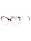 055 - coloured havana/clear/blue-light block lens