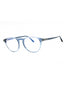 090 - shiny blue/clear/blue-light block lens