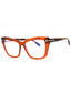 048 - shiny dark brown/Clear/Blue-light block lens
