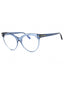090 - shiny blue/Clear/blue-light block lens