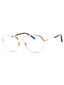028 - shiny rose gold/Clear/Blue-light block lens