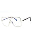 016 - shiny palladium/Clear/blue-light block lens