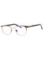 048 - shiny dark brown/clear/blue-light block lens