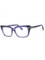 081 - shiny violet/clear/blue-light block lens