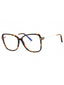 052 - dark havana/clear/blue-light block lens