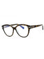 055 - coloured havana/clear/blue-light block lens
