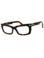 052 - dark havana/clear/blue-light block lens