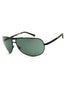 01R - shiny black / green polarized