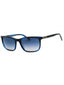 90D - shiny blue / smoke polarized