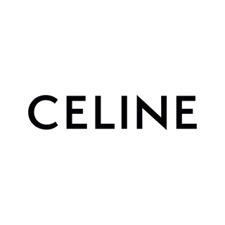 Celine logo on a white background, representing luxury eyewear collection.