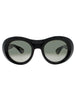BK/SS - BLACK/STERLING SILVER - GREEN GRADIENT