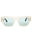 BNE/BK - BONE / BLACK / STERLING SILVER - GREEN TINT