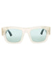 BNE/BK - BONE / BLACK / STERLING SILVER - GREEN TINT