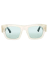 BNE/BK - BONE / BLACK / STERLING SILVER - GREEN TINT