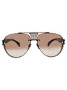 WG/BK - WHTE GOLD / BLACK PVD - BROWN GRADIENT