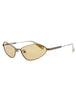 4 - MATTE GOLD/TAN - YELLOW TINT