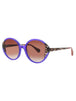 0322 - CLEAR KLEIN BLUE - BROWN GRADIENT