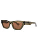 9525 - GREEN TRANSPARENT - BROWN TINT