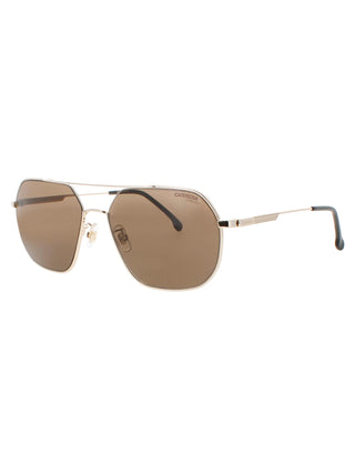 Carrera Carrera 1035/Gs Frame Gold Lens Brown Plastic Unisex's Sunglasses