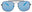 MTBLK - MATTE BLACK - BLUE MIRROR