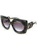 BLK - GLD - BLACK SWIRL/YELLOW GOLD - DARK GREY