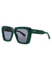 161C - DARK GREEN/BLACK RHODIUM - GREY