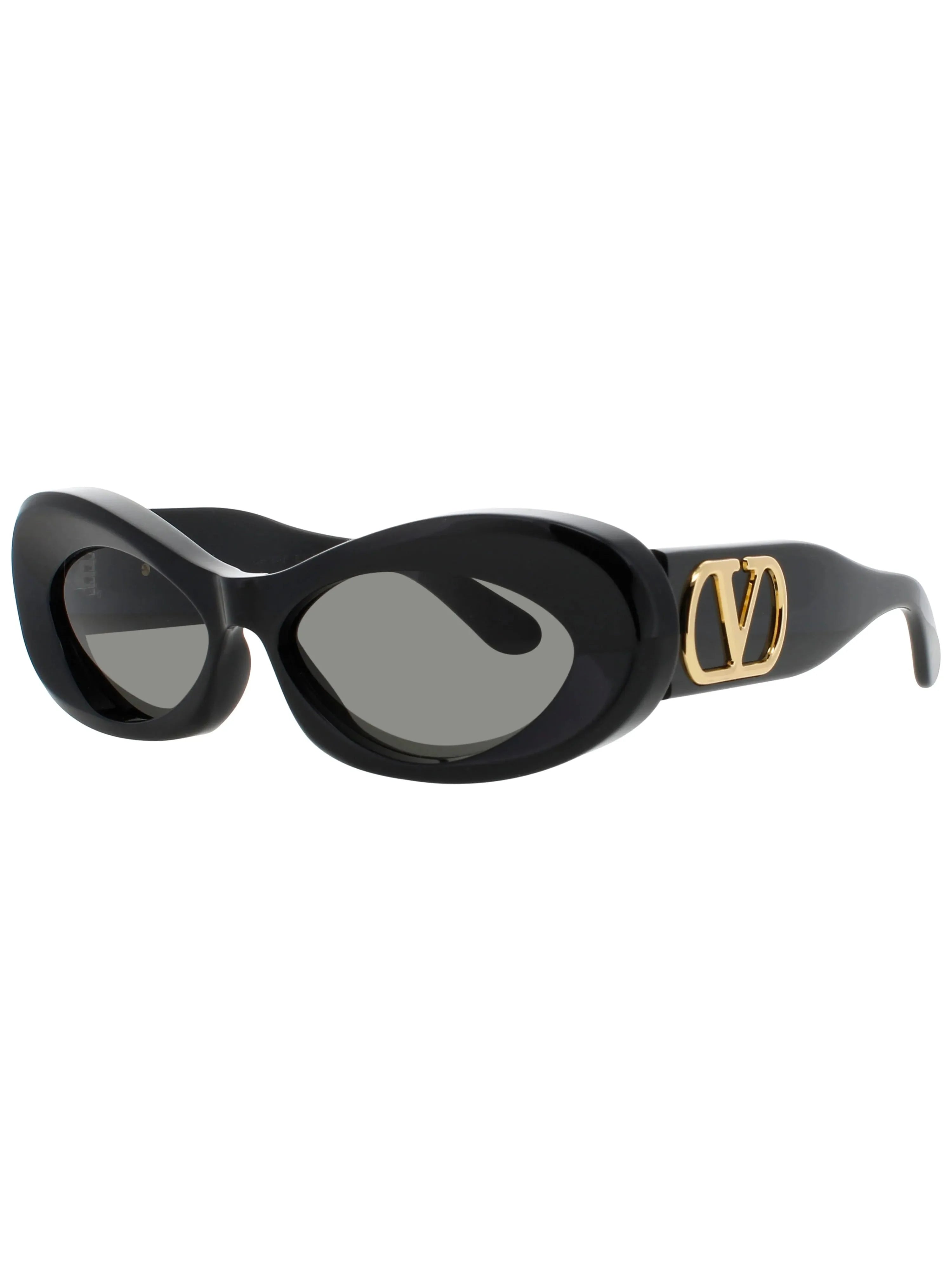 NEW VALENTINO VLS-178D HAVANA IVORY OVAL SUNGLASSES VALENTINO Valentino Eyewear Sunglasses `VLS-178` | Women main image 3