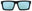 1BO08R - MATTE BLACK - BLUE GREEN MIRROR