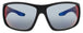 1BO9Q1 - MATTE BLACK - RED BLUE MIRROR
