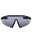 1BO05U - MATTE BLACK - BLUE VIOLET MIRROR