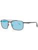 MBRN - MATTE BROWN - BLUE MIRRORED