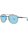 MBLK - MATTE BLACK - BLUE MIRRORED