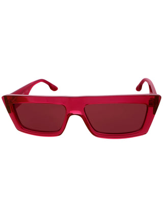 Karl Lagerfeld KLJ6147 S sunglasses featuring a sleek black plastic frame and dark tinted lenses.