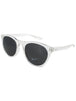 910 - CLEAR/WHITE - DARK GREY