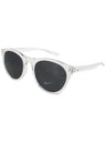 910 - CLEAR/WHITE - DARK GREY