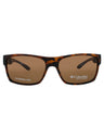 240 - MATTE DARK TORTOISE - BROWN TINT