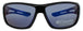 011 - SHINY BLACK / BLUE - BLUE MIRROR