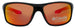 009 - SHINY BLACK & RED - ORANGE MIRROR
