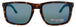 240 - MATTE DARK TORTOISE - GREEN MIRROR