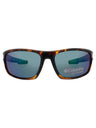 240 - MATTE DARK TORTOISE - GREEN MIRROR