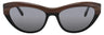 217 - STRIPED BROWN/BLACK - SMOKE